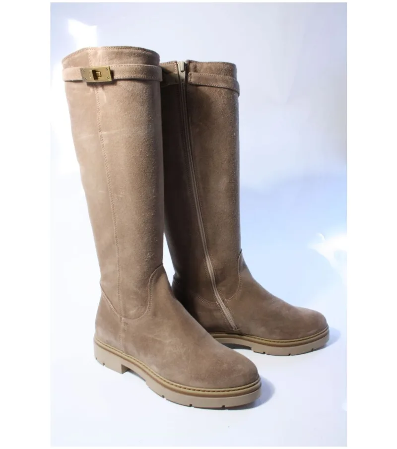 DL Sport 7198 Versione 04, laarzen voor dames in taupe