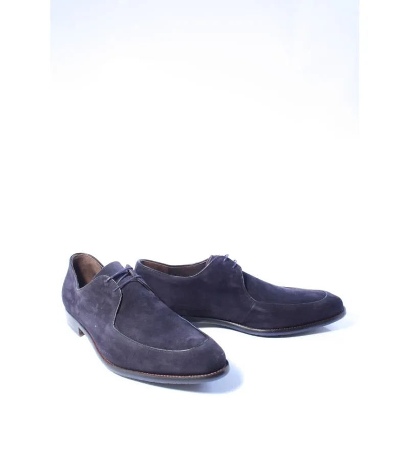 Floris Van Bommel SFM-30325, veterschoenen voor heren in gekleed blauw
