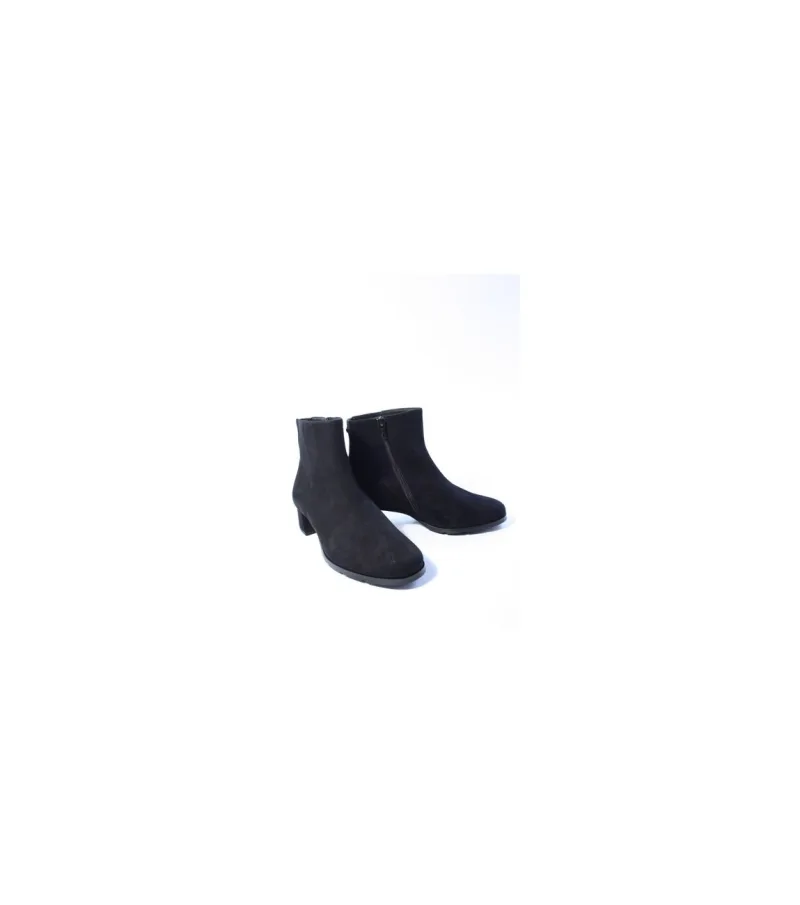 Hassia Milano 304222, enkellaarsjes & boots voor dames in zwart