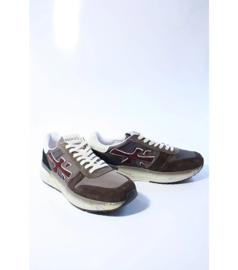 Premiata Mick 7714, sneakers voor heren in bruin