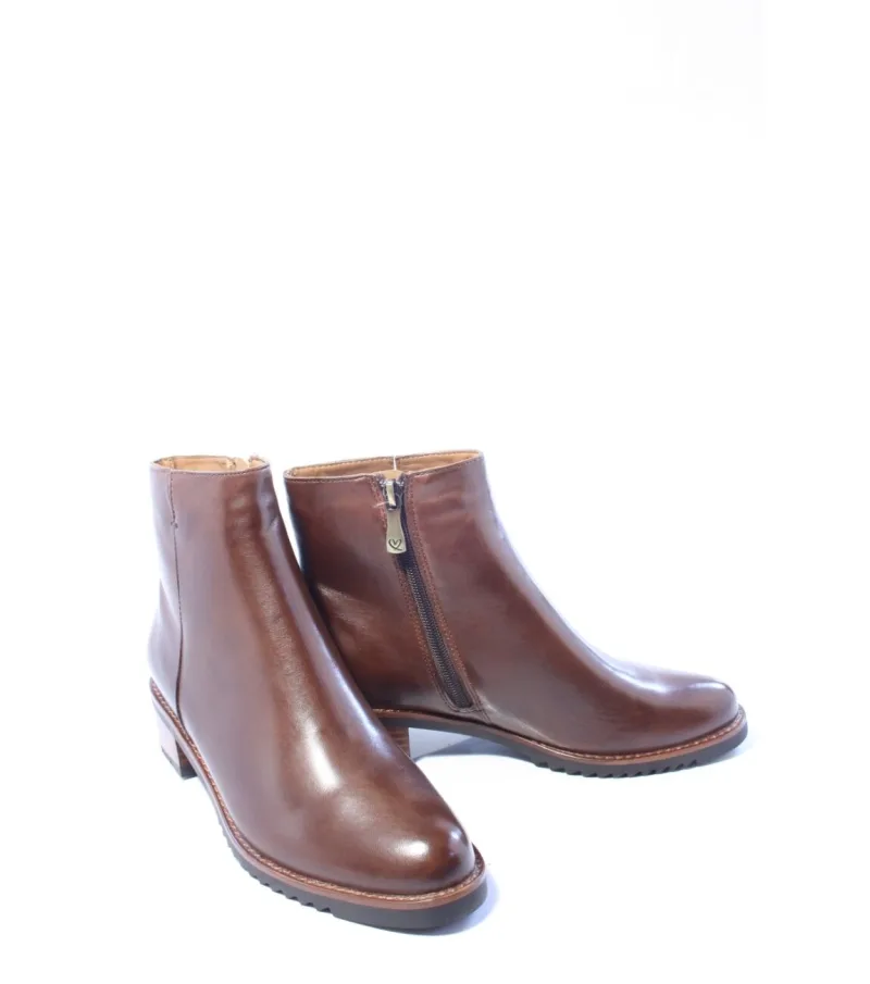 Everybody Belport 11654, enkellaarsjes & boots voor dames in bruin