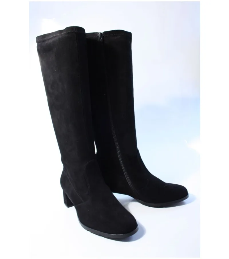 Hassia 304252 Milano, laarzen voor dames in zwart
