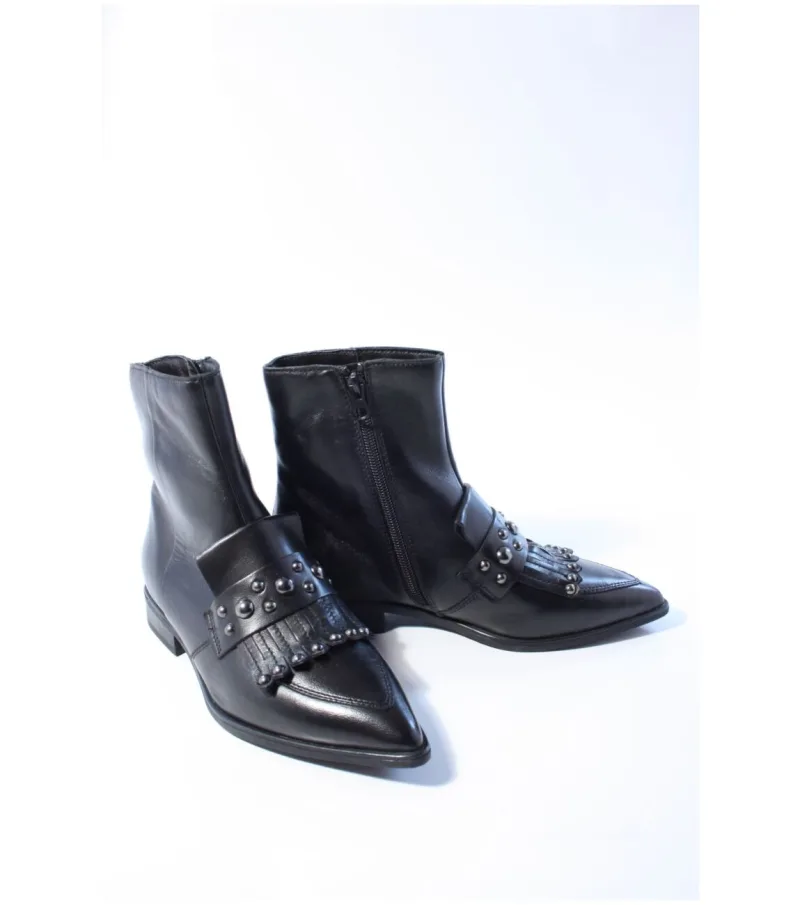 MJUS L63202, enkellaarsjes & boots voor dames in zwart