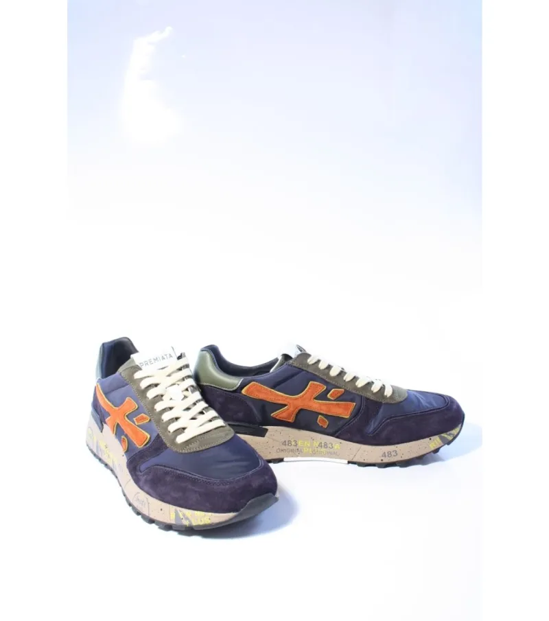 Premiata Mick 7721, sneakers voor heren in blauw