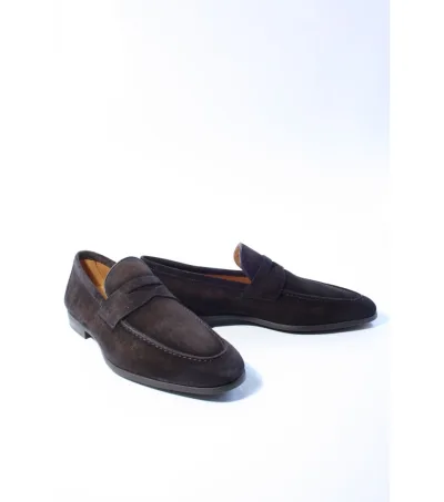 Magnanni 25396, instappers & loafers voor heren in bruin, foto 1 van 2