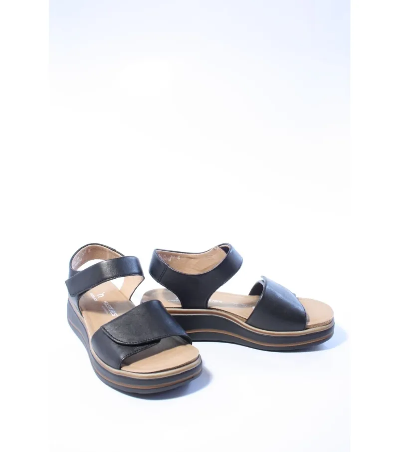 Hartjes 132.2002/10 Woogie, sandalen voor dames in zwart