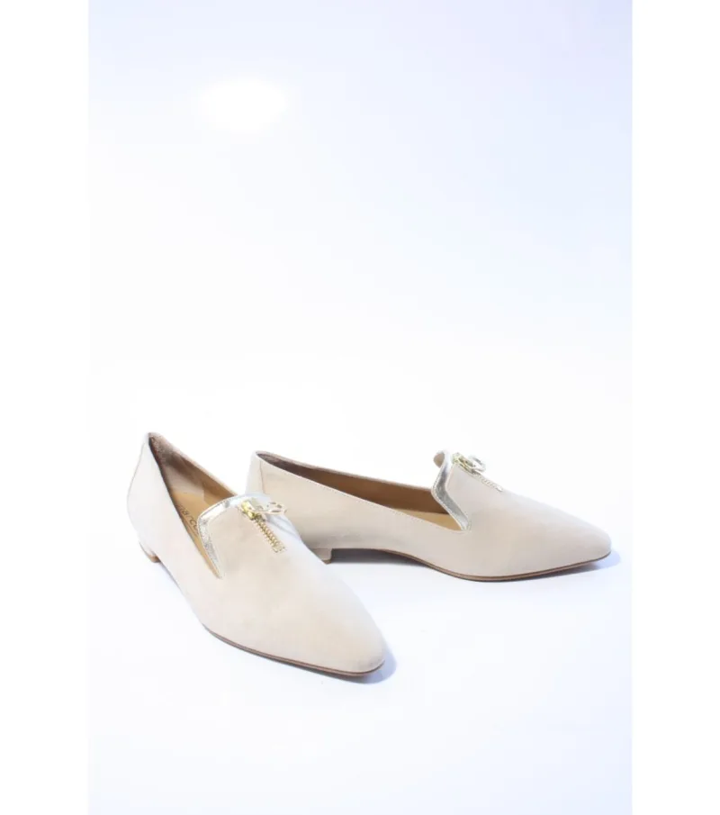 Nalini 19I020, instappers & loafers voor dames in beige