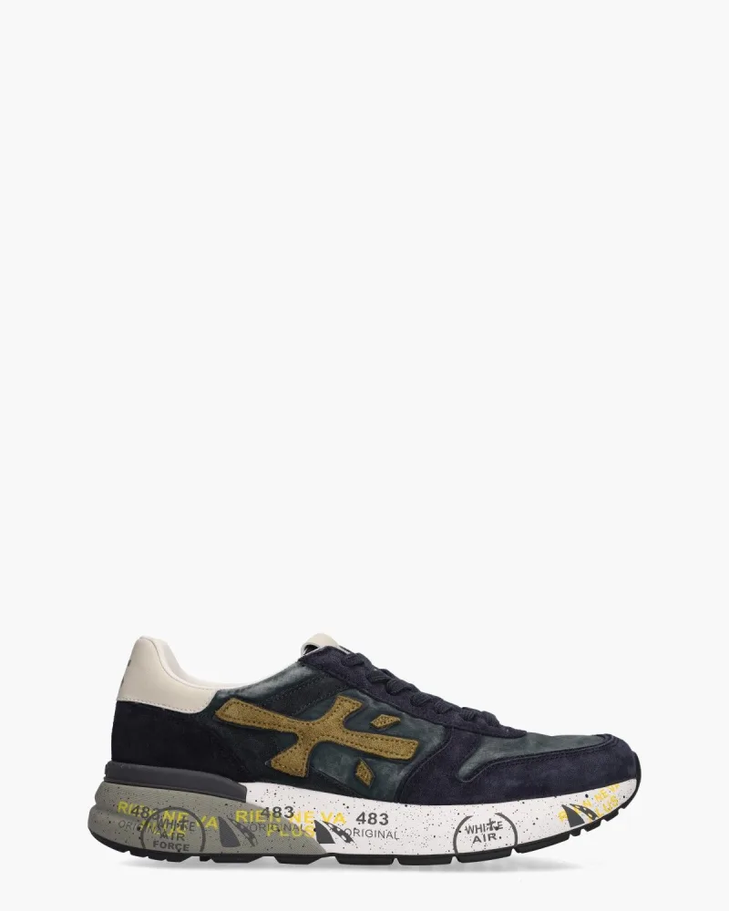 Premiata Mick 8435, sneakers voor heren in blauw, foto 2 van 2