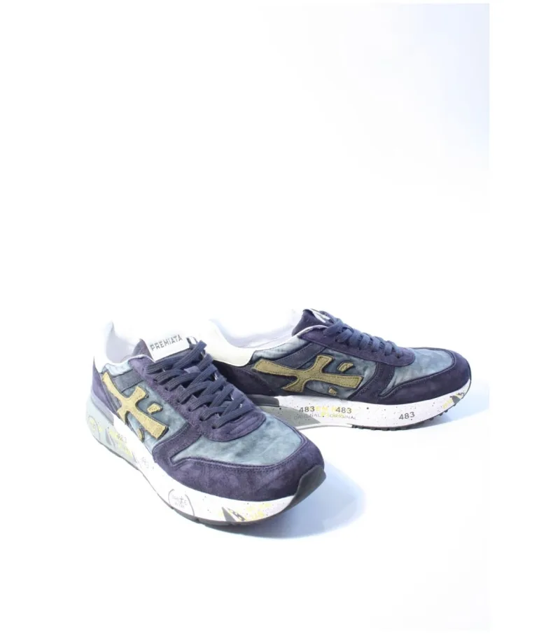 Premiata Mick 8435, sneakers voor heren in blauw