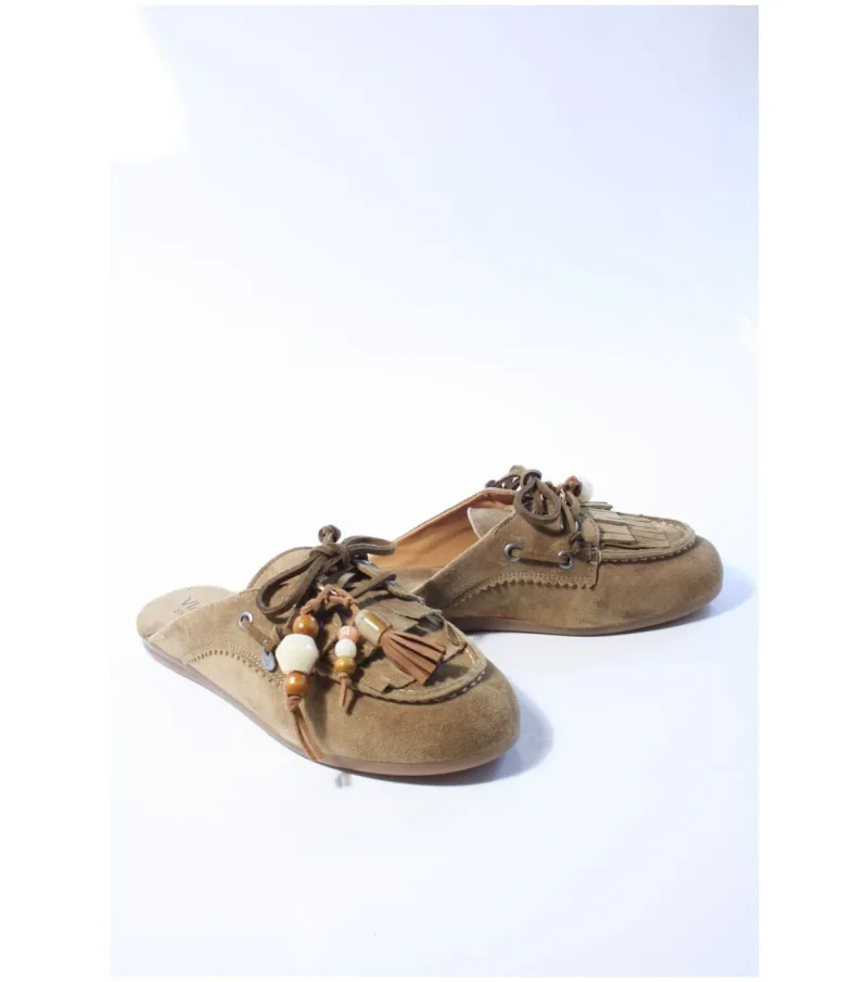 Via Vai 62495 June Rhea, slippers voor dames in taupe