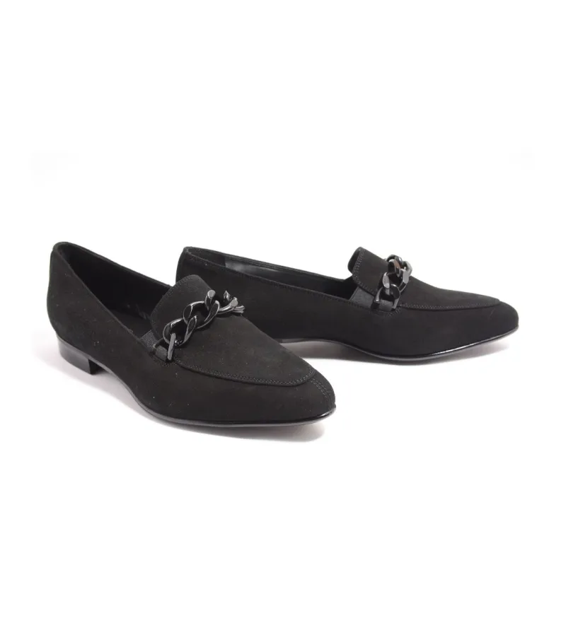 Nalini 2520, instappers & loafers voor dames in zwart
