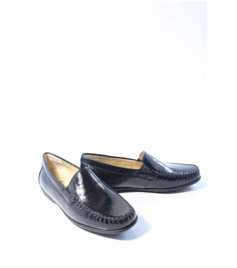Sioux Cortizia-705-H, instappers & loafers voor dames in zwart