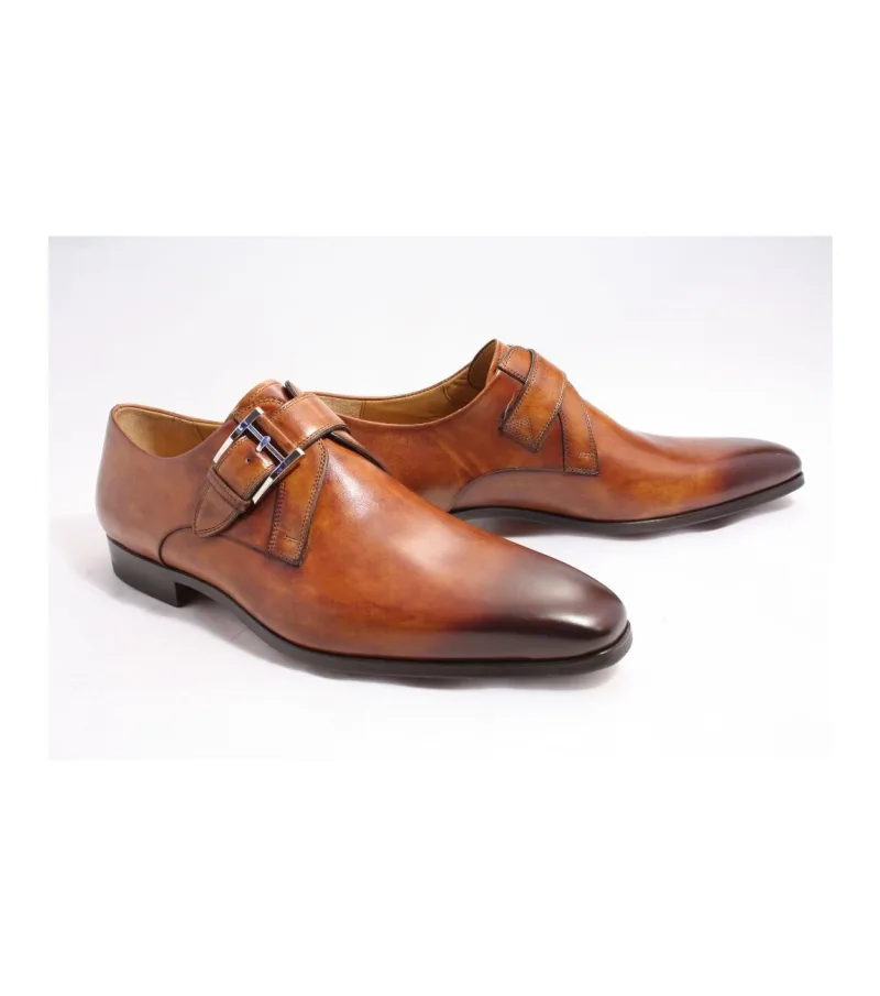 Magnanni 14423H, nette schoenen voor heren in cognac