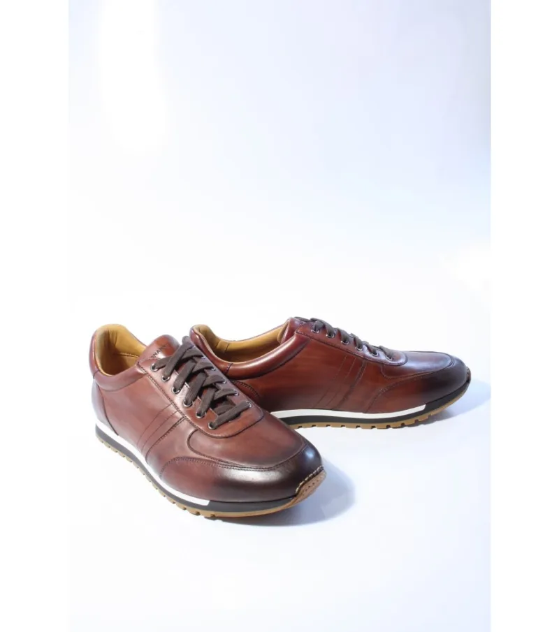 Magnanni 22652, sneakers voor heren in bruin
