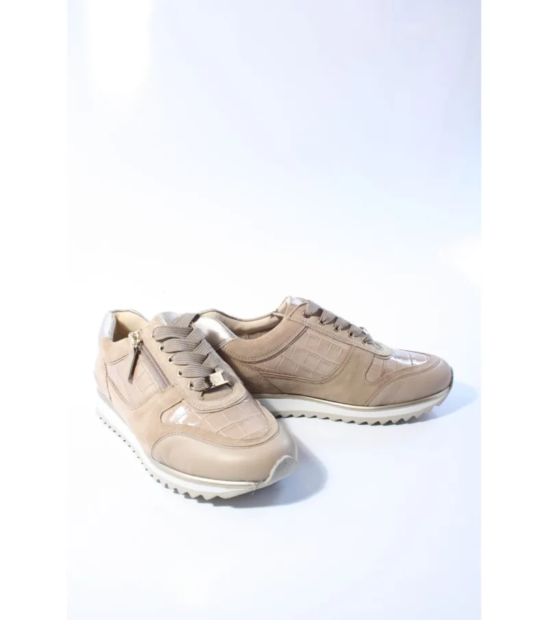 Hassia Porto 302036, sneakers voor dames in taupe