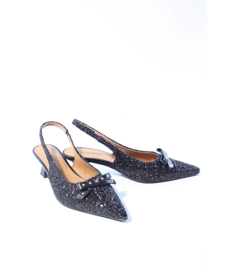 DWRS Label slingback, pumps voor dames in zwart