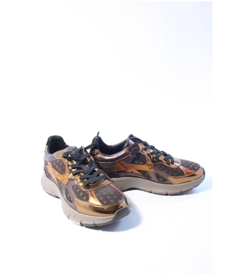 Floris Van Bommel 10152 Daysi, sneakers voor dames in bruin