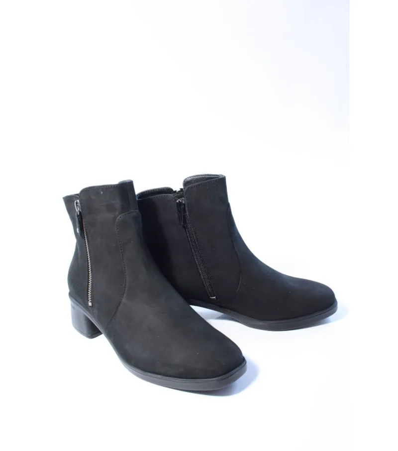 Hartjes Blues 172.1902, enkellaarsjes & boots voor dames in zwart