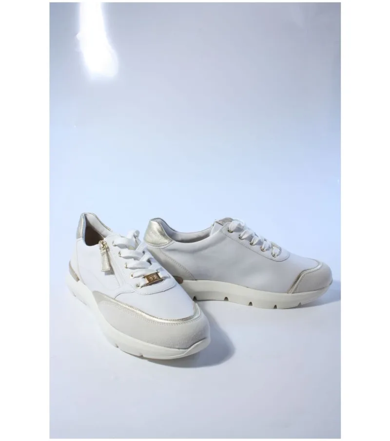 Hassia 301350 Bordeaux, sneakers voor dames in wit