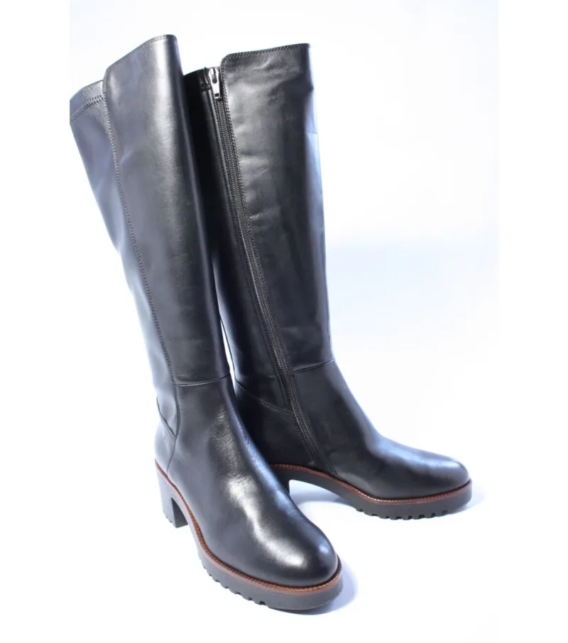 DL Sport 6413, laarzen voor dames in zwart