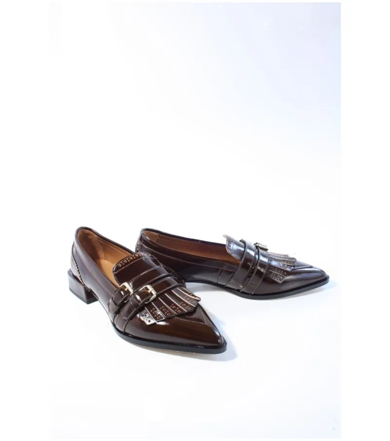 Via Vai 62431 Jazz Lucy, instappers & loafers voor dames in bruin