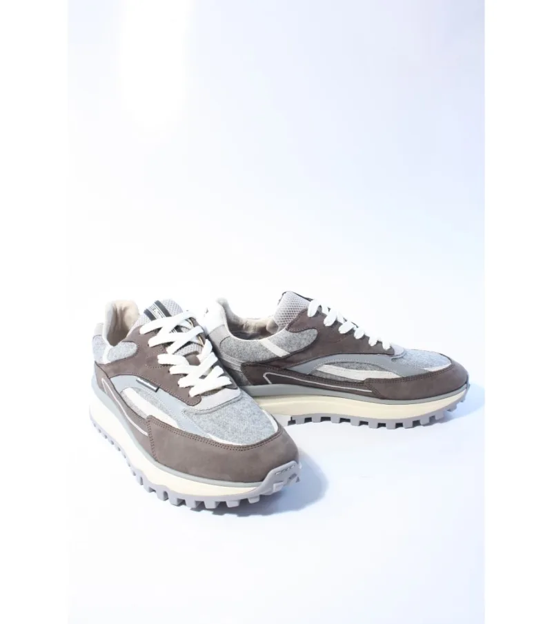 Floris Van Bommel SFM-10172, sneakers voor heren in grijs