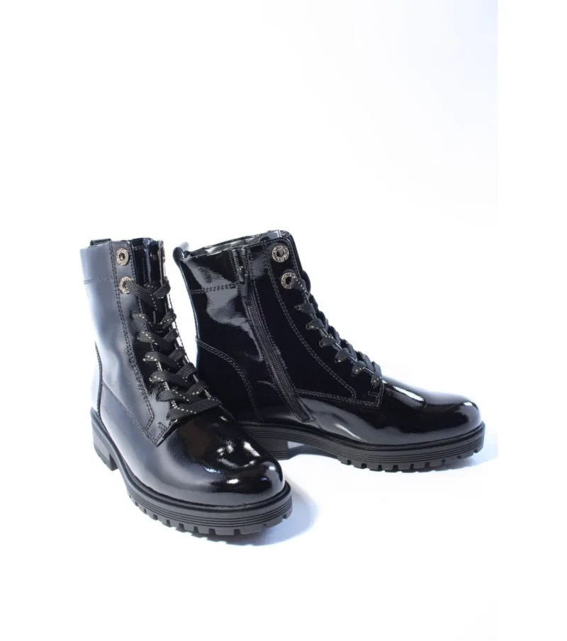 Gabor biker boots, laarzen voor dames in zwart