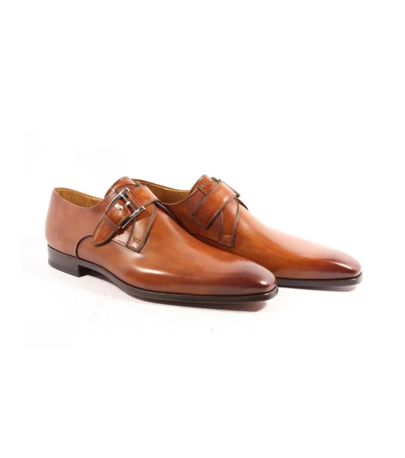 Magnanni 14423, nette schoenen voor heren in cognac