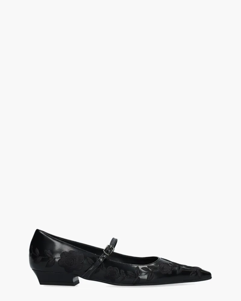 RAS 8309 's, ballerina's voor dames in zwart