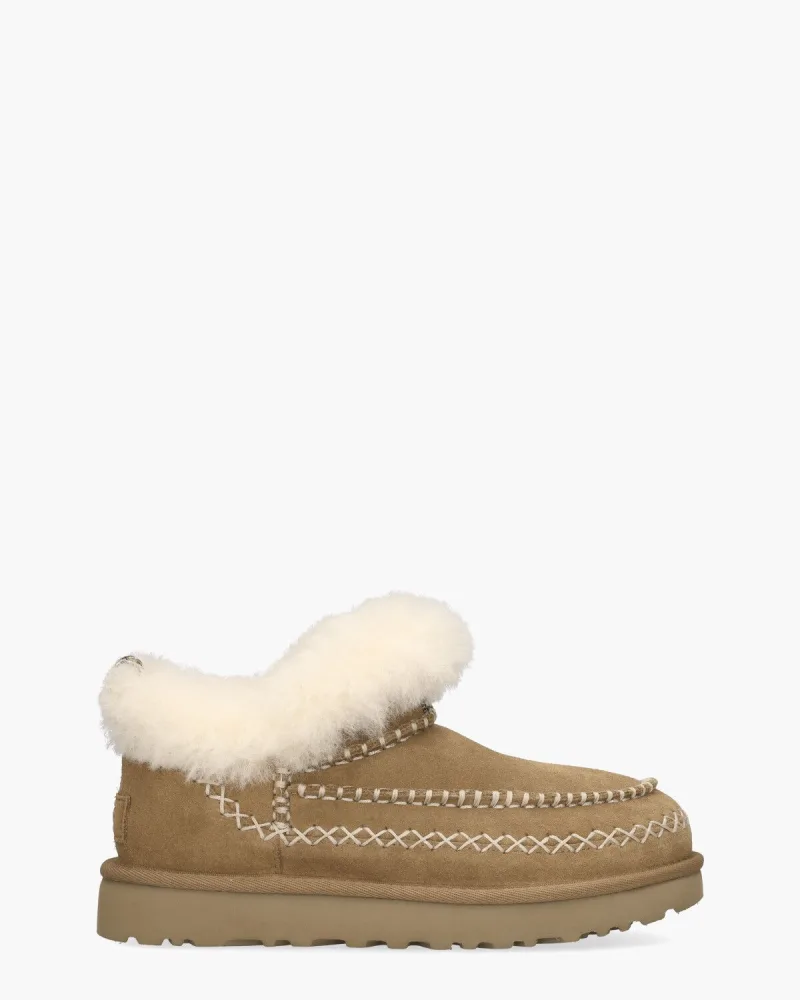 UGG Classic Ultra Mini Alpine Boot, enkellaarsjes & boots voor dames in bruin