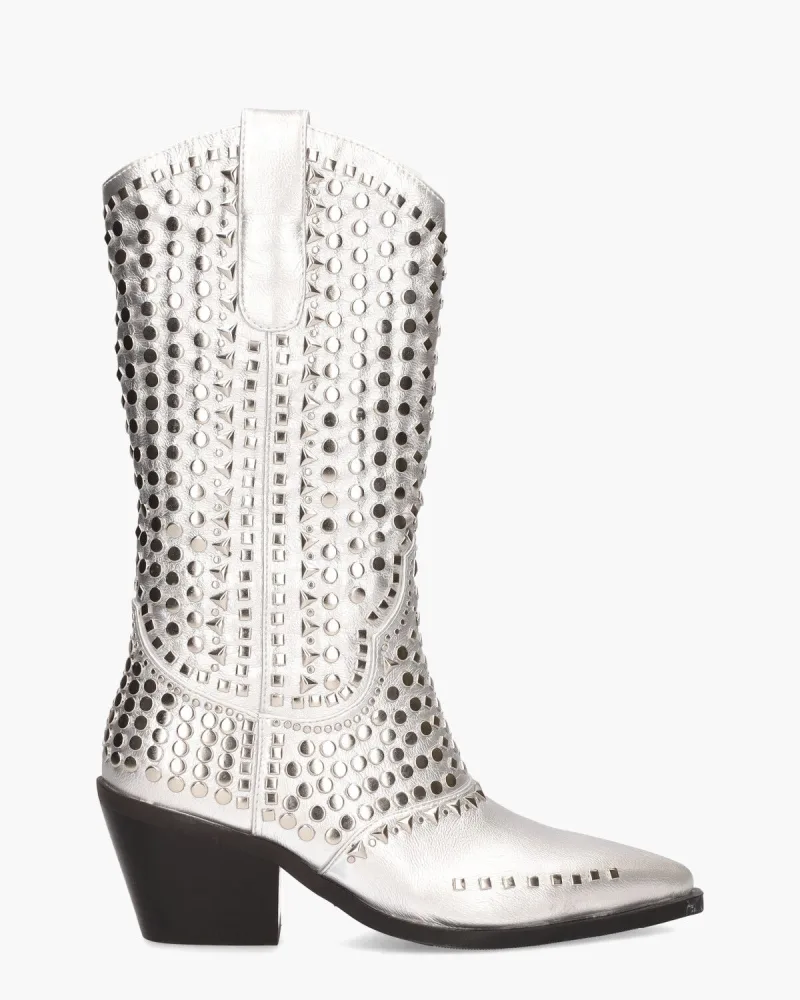 Noa Harmon Jedet, enkellaarsjes & boots voor dames in zilver