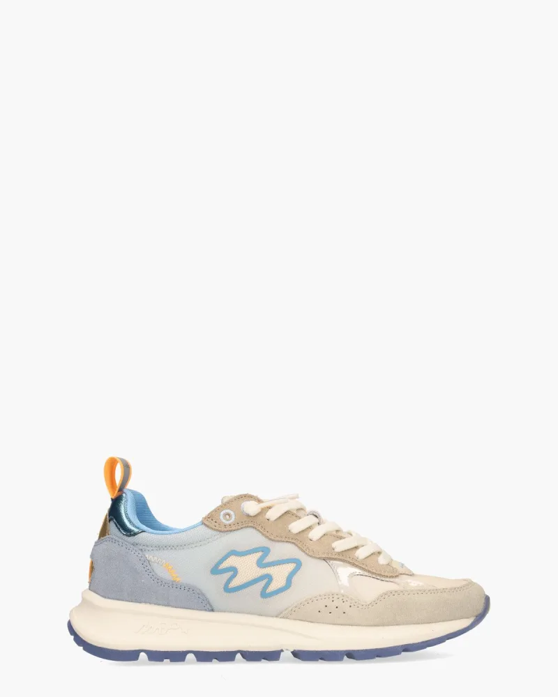 MRP by Maripé MRP78, sneakers voor dames in beige/blauw