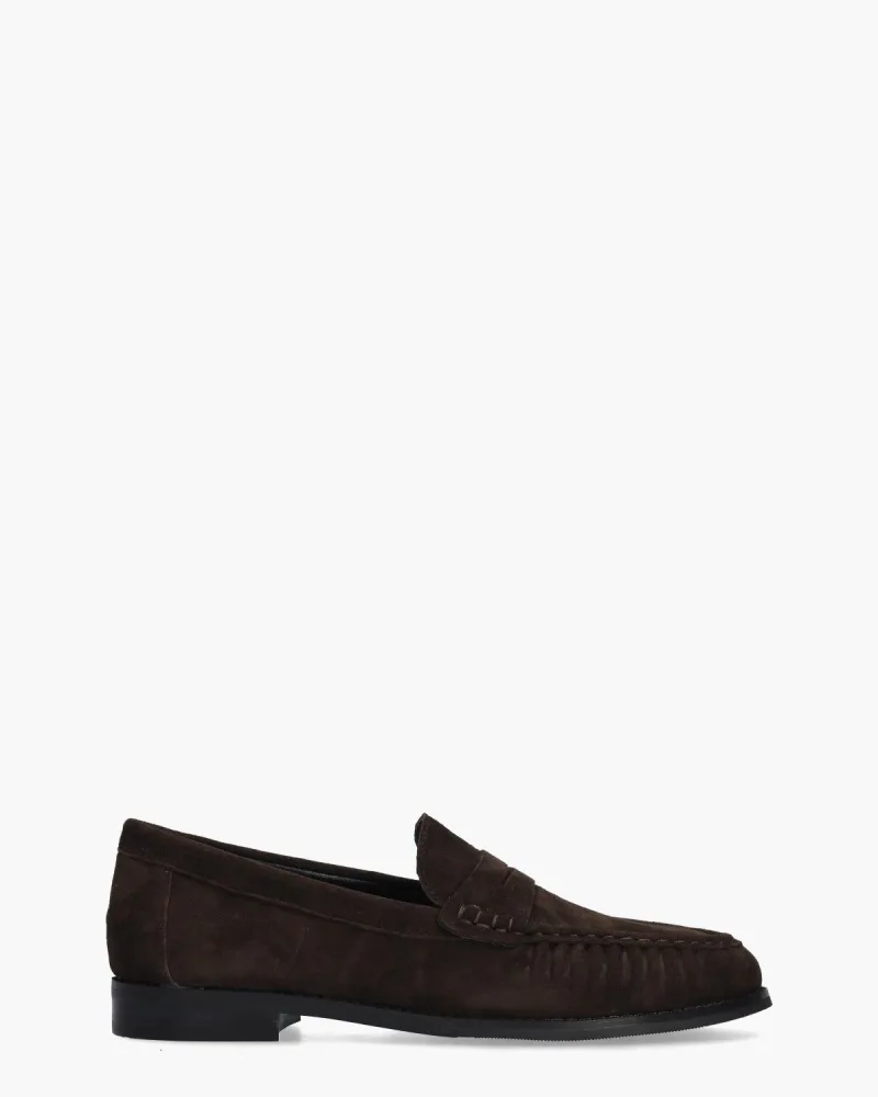 Di Lauro Delizia, instappers & loafers voor dames in donkerbruin