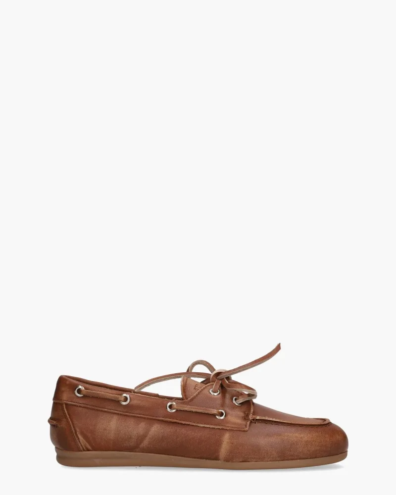 Posa Boat Brushed, instappers & loafers voor dames in bruin, foto 2 van 2