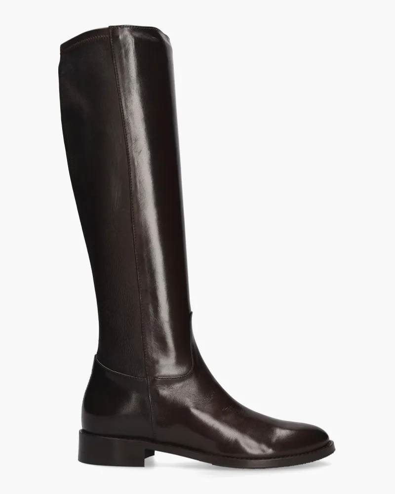 Lorenzo Masiero 27616, enkellaarsjes & boots voor dames in donkerbruin