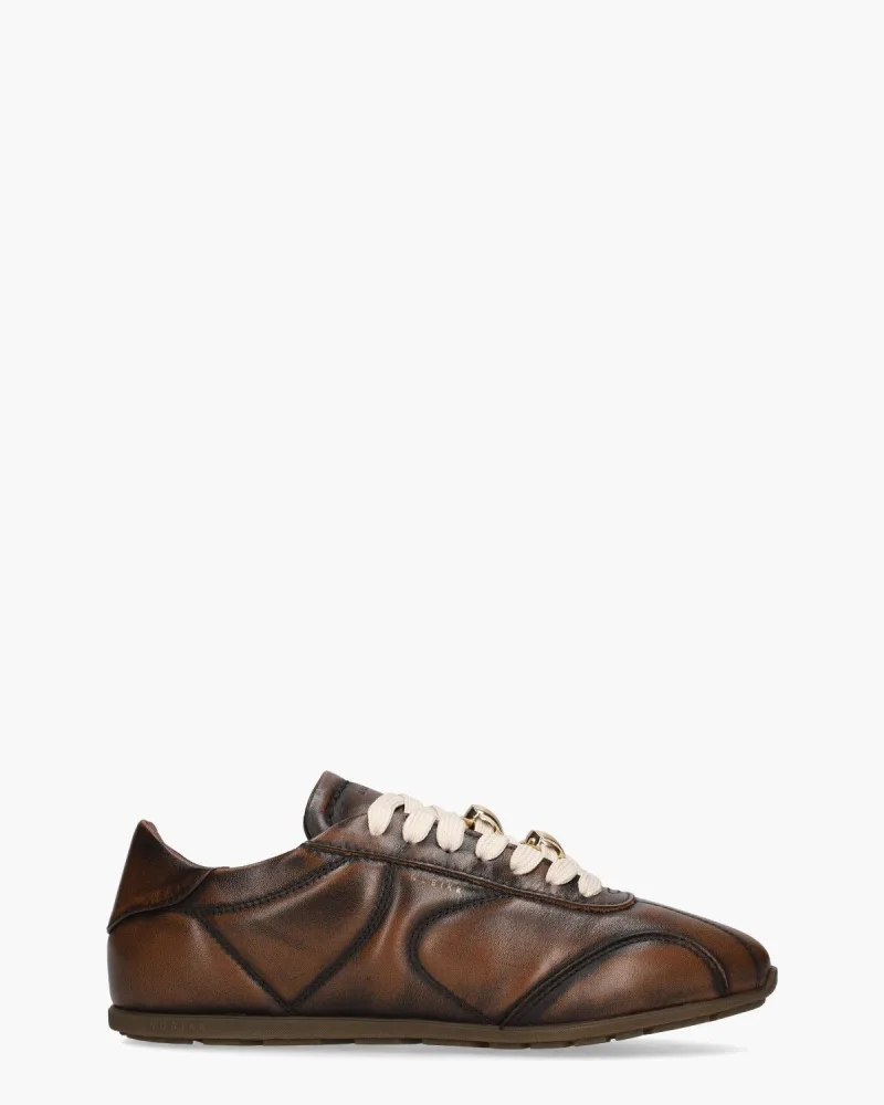 Nubikk Riley Rush, sneakers voor dames in donkerbruin