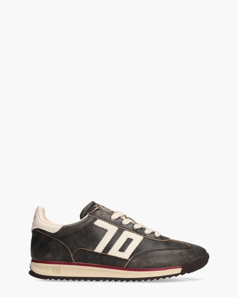Back 70 Jogger Leather, sneakers voor heren in donkerbruin