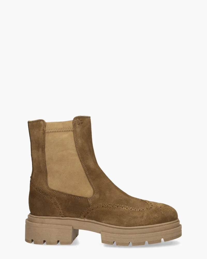 DLSport 6790, enkellaarsjes & boots voor dames in bruin