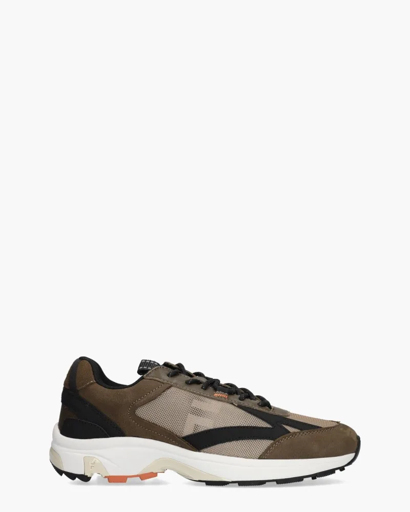 Filmore Krafla, sneakers voor heren in groen/zwart