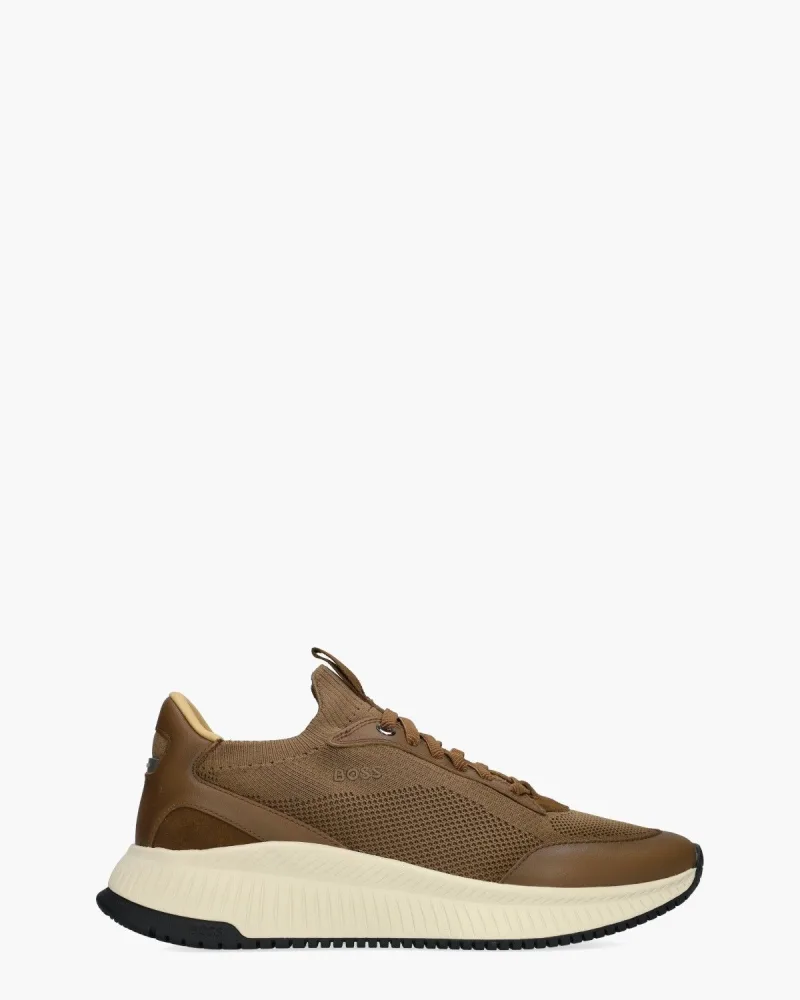 Boss TTNM EVO, sneakers voor heren in bruin