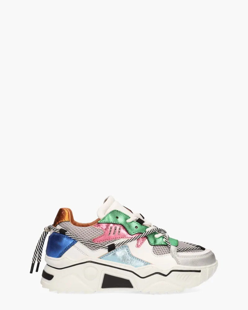 DWRS Label Jupiter Mesh, sneakers voor dames in wit