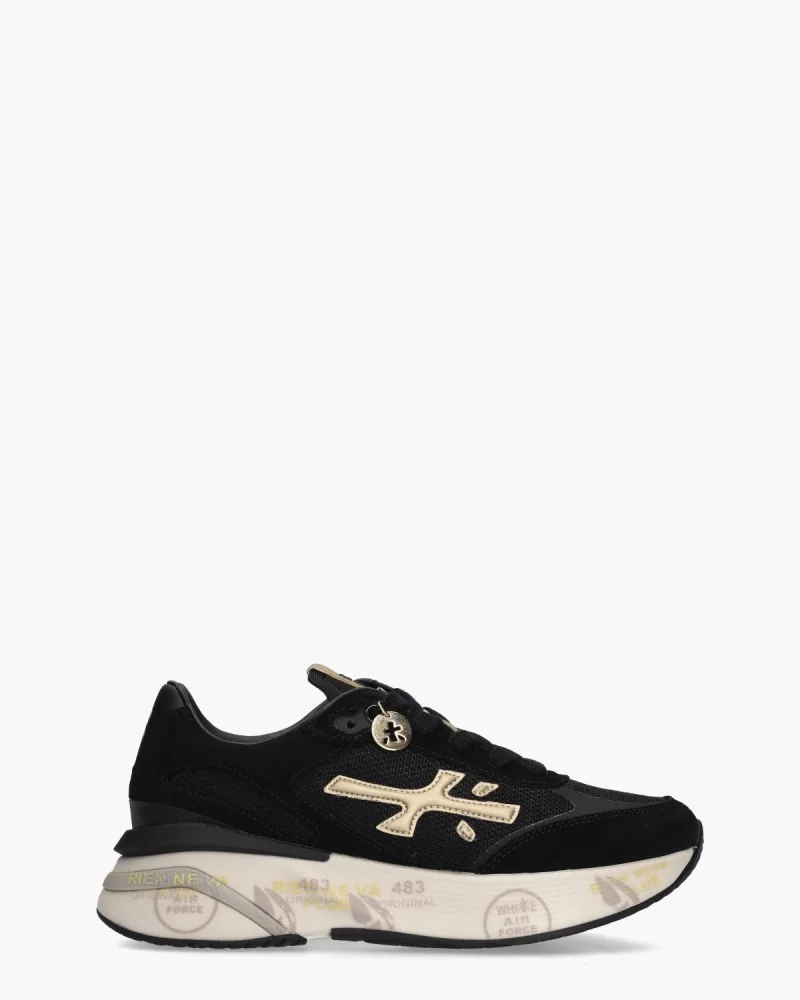 Premiata Moerun 7799, sneakers voor dames in zwart