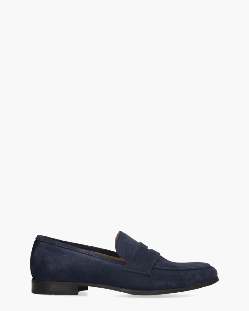 Matteo Moretti 31465, instappers & loafers voor heren in donkerblauw
