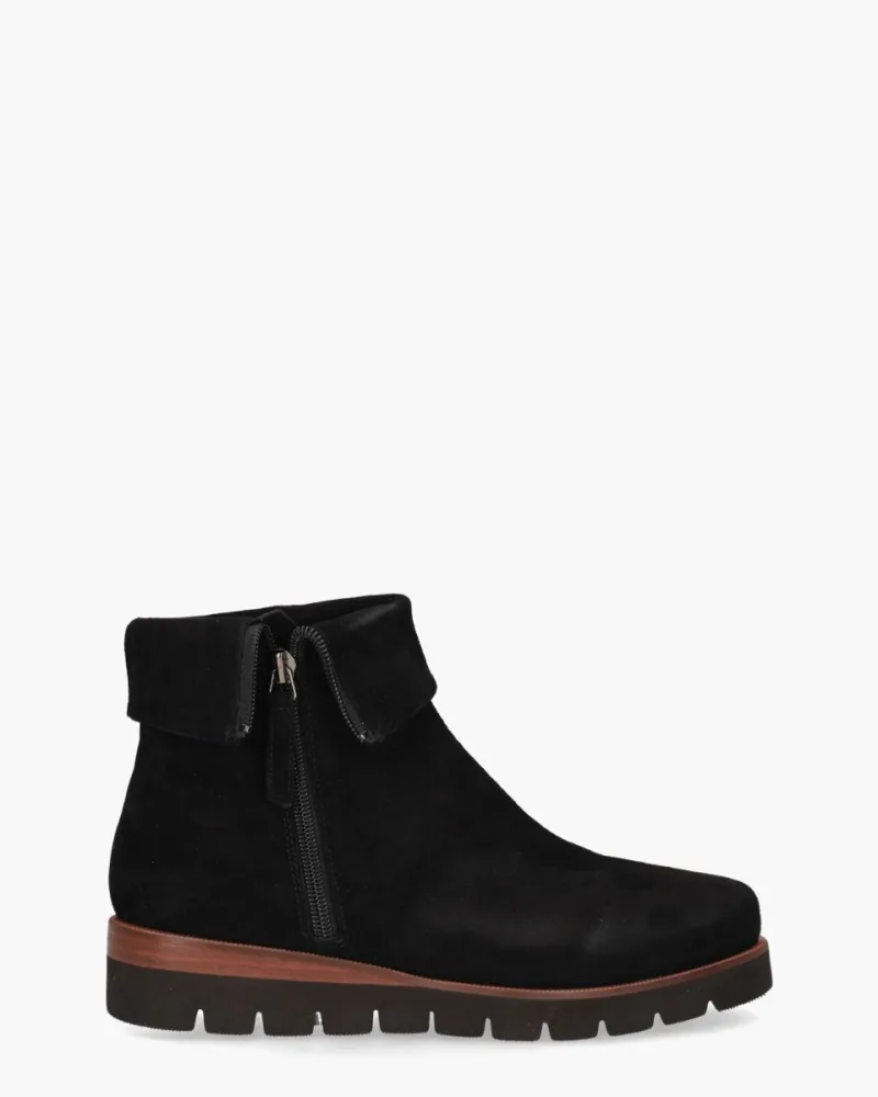 Di Lauro Nanet, enkellaarsjes & boots voor dames in zwart