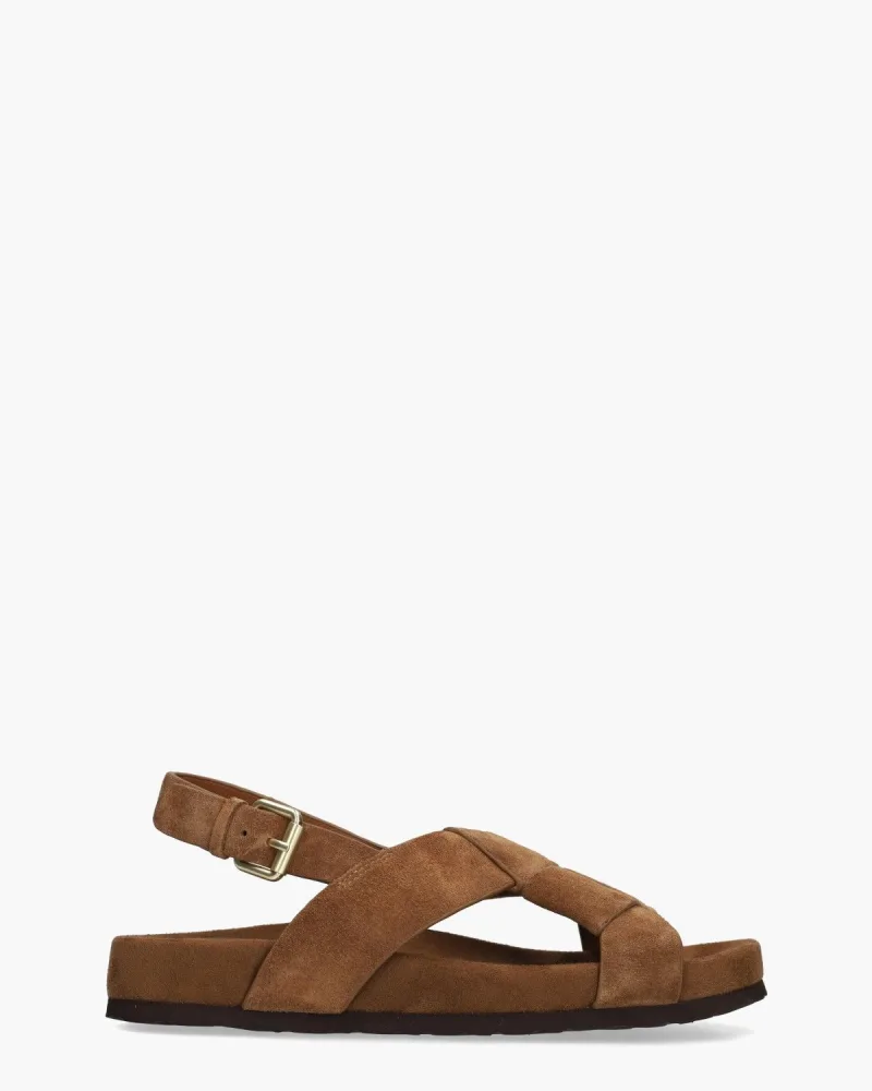 Miss Olivia Iris, sandalen voor dames in bruin