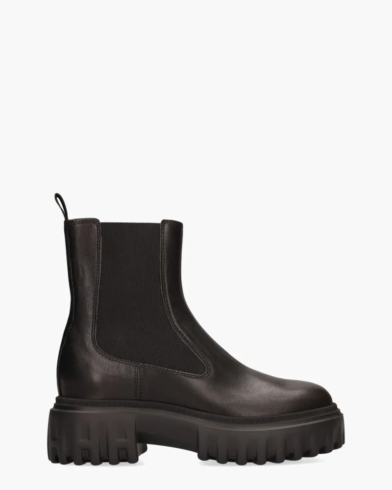 Hogan H700, enkellaarsjes & boots voor dames in zwart