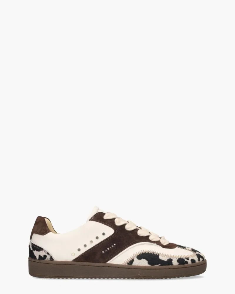 Nubikk Ray Owen Studs, sneakers voor dames in beige