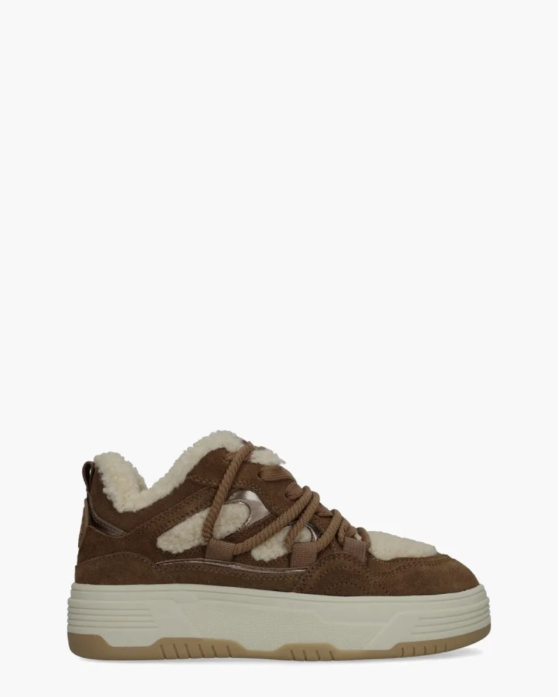 Steve Madden Boomer-F, sneakers voor dames in donkerbruin