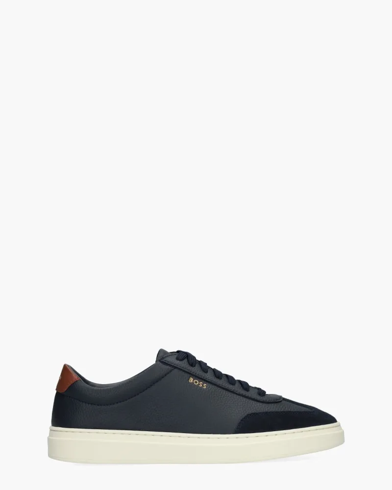 Boss Kieran, sneakers voor heren in donkerblauw