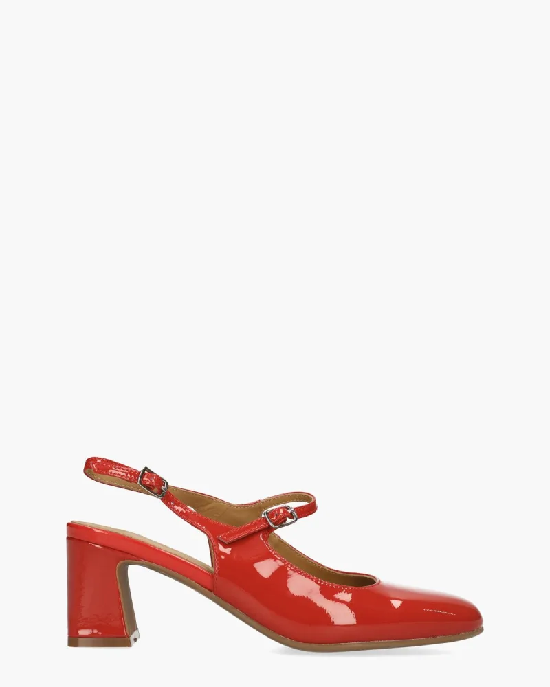 Di Lauro Wandy, pumps voor dames in rood